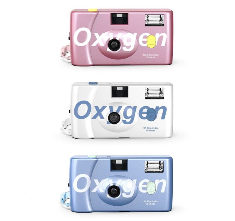 [預訂產品] FUJIFILM Oxygen氧氣相機 菲林相機 珊瑚粉 冰川藍 珍珠白 fujifilmoxygen oxygencamera 富士相機 oxygencamera：圖片 2