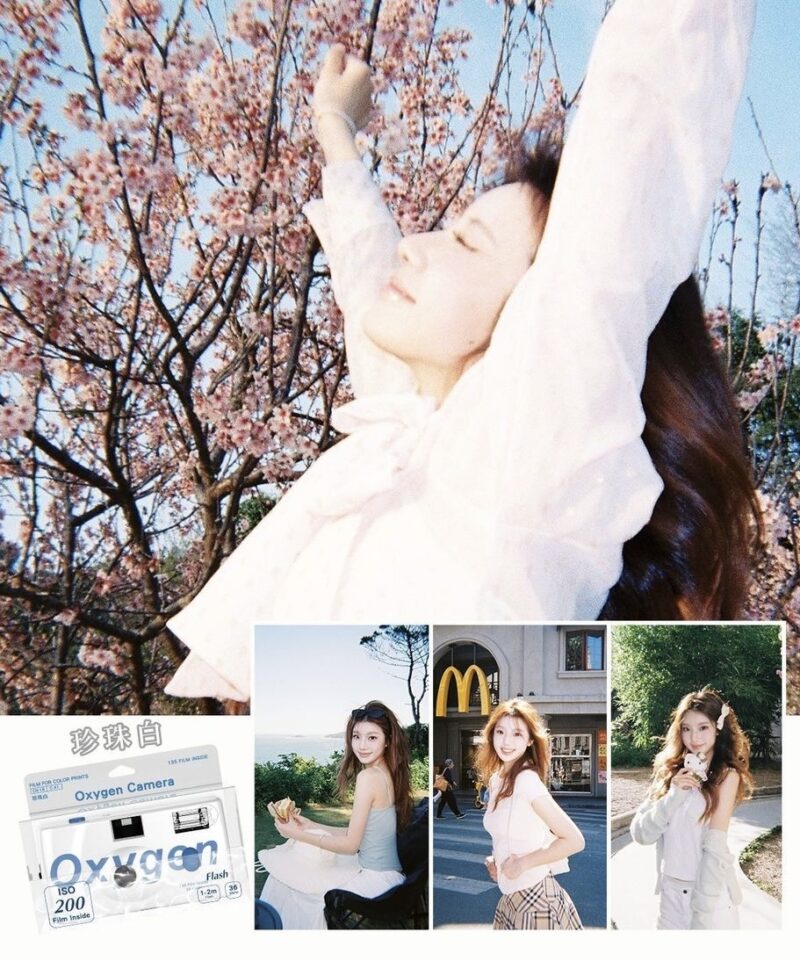 [預訂產品] FUJIFILM Oxygen氧氣相機 菲林相機 珊瑚粉 冰川藍 珍珠白 fujifilmoxygen oxygencamera 富士相機 oxygencamera：圖片 6