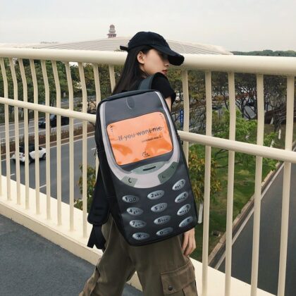 [現貨] 樂基亞經典電話造型書包 搞笑聖誕禮物 交換禮物 Christmas 聖誕節 仿真 諾基亞 Nokia 實用