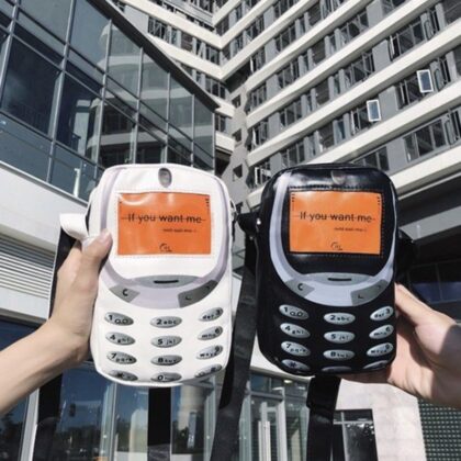 [現貨/訂購產品] 樂基亞 經典電話造型斜孭袋 3310 復古 搞笑 交換禮物 派對 聖誕禮物 搞鬼禮物 創意 禮物Christmas party 聖誕聯歡會 伏noka 諾基亞