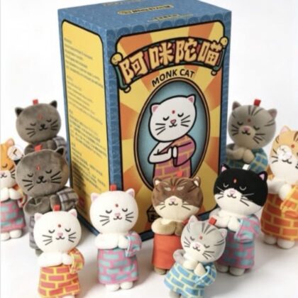 [預訂產品] 阿咪陀喵盲盒掛件 盲盒 貓 打工仔日常 佛系  桌上必備 療癒小物 預訂產品