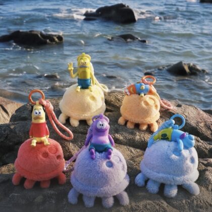 [預訂產品] 正版授權 海綿寶寶 路人魚 比奇堡的居民們 閑雜魚等系列 香薰毛絨掛飾系列盲盒 盲盒 吊飾 POP JOY